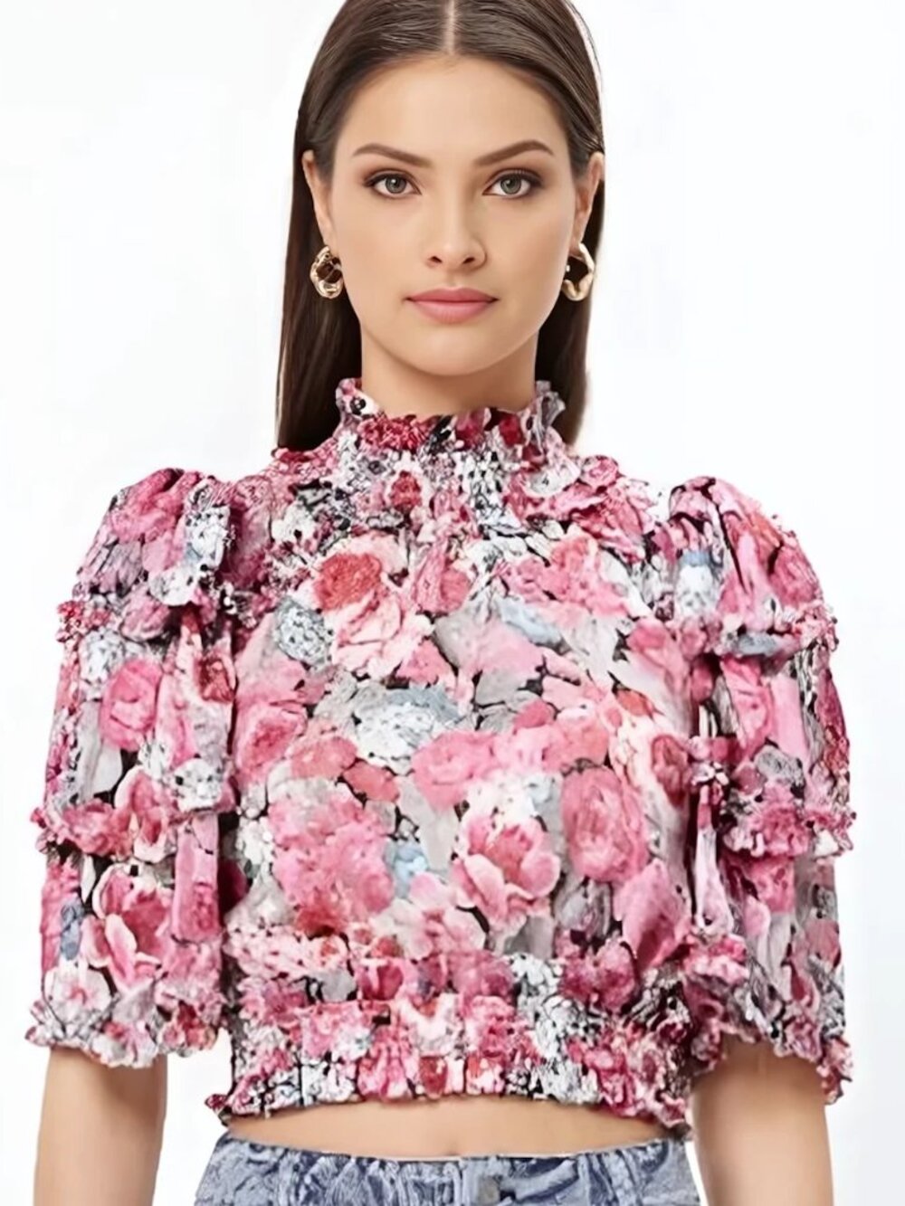 Elliatt Arbour Top  - Multicolor